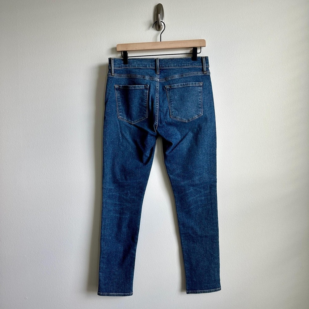 Rag & Bone Jeans Womensβ 29 Blue Nina High-Rise Straight Ankle Cigarette Denim